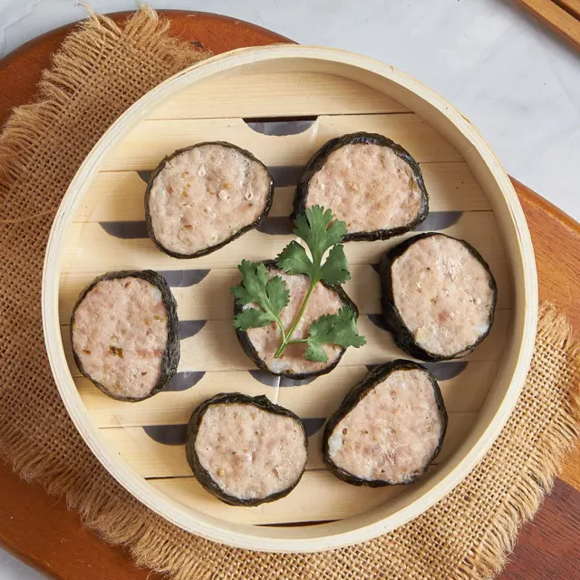 หมูห่อสาหร่ายคลีน อาหารลดน้ำหนัก 170 kcal โปรตีน 23 กรัม